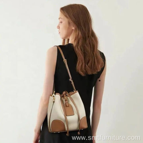 2023 Genuine Leather Bucket Bag